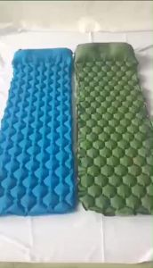 Du lịch Thảm chống ẩm Tấm đệm ngủ siêu nhẹ Nệm bơm hơi với gối Đệm ngủ ngoài trời Cắm trại Văn Phòng Nệm Hơi Ngủ Rất Tiện Lợi Không Thấm Nước