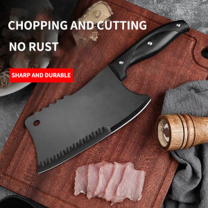 Pisau Daging Tulang Ayam Kitchen Cleaver Knife 3cr13 Stainless Steel