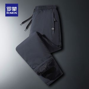 ROMON | Lormen Mens Cotton Pants Winter Outdoor Wear Large Size Grandpa Dad Cold Resistance Northeast Warm Labor Protection Trousers