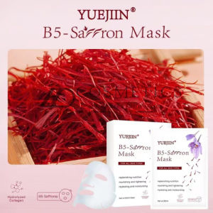 Mặt nạ B5 sự kết hợp hoàn hảo giữa B5 và SAFFRON ĐÃ TẠO LÊN MỘT mask GIẢI QUYẾT MỌI VẤN ĐỀ VỀ DA SAFFRON có khả năng chống oxy hóa tuyệt vời có tác dụng làm chậm quá trình lão hóa trên da giảm sắc tố màu cho da ngăn chặn nếp nhăn làm mờ tàn nhang đồi