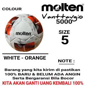 Bola Kaki / Sepak Bola Size 5 Molten Vantaggio F 5000 Model Press Bahan PU Impor