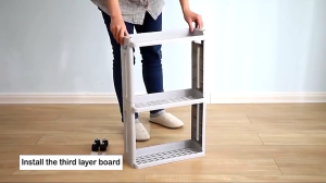 Kitchen Storage Rack Shelf Multi Purpose Toilet Slim Rack Slim Trolley With Wheels Bathroom Organizer Shelf Gap Racks