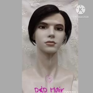 Wig Pria - Front Lace Wig - D&D16008 - Black - Wig Korea