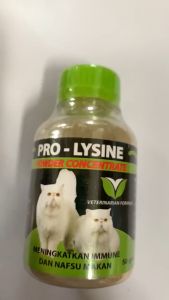 Suplemen Penambah Nafsu Makan Kucing Prolysine Powder - vitamin Penambah nafsu makan kucing/obat/suplemen/serbuk