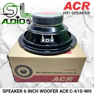 Speaker Woofer 6 Inch ACR C-610-WH Spiker Acr 6" Original Terlaris