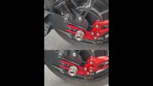 Universal Motorcycle Rear Fender Carbon Fiber Printed Plastic Mudguard for motorcycle mud guard fender motor