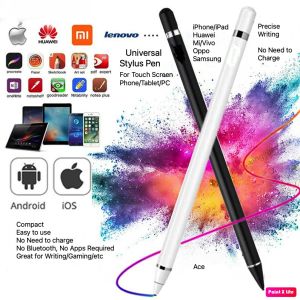 Stylus Pen Capacitive For All Touch Screen Device Universal Pen Writing Ball Point Pen