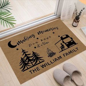 VIKAMA Cartoon Alphabet Floor Mat Anti-Slip Kitchen Porch Carpet Indoor and Outdoor Entry Floor Mat Home Decoration