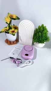 Avvic The NEW DQ203 PURPLE Kipas Angin Mini Portable Hanging Neck Model Gantung Leher Rechargeable