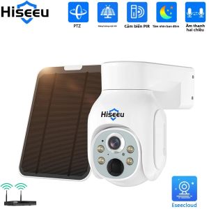 Camera IP Năng Lượng Mặt Trời Hiseeu 4MP 2K WIFI PTZ Với Tính Năng Phát Hiện Con Người & Tầm Nhìn Ban Đêm Cho Hệ Thống Camera Quan Sát Không Dây Giám Sát P2P