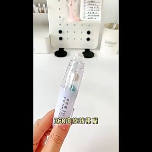 Dots Glue Tape Double-sided Glue 360 Rotating Tip Pen Shape Glue Tape Dispenser Replaceable Core