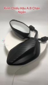 KÍNH CHIẾU HẬU KIỂU AB CHÂN NGẮN LẮP ĐƯỢC CHO CÁC DÒNG XE MÁY(CHÂN 10LY)