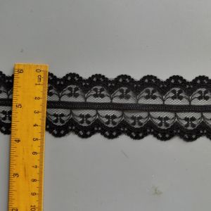 Handmade T1132#-2 Thin Delicate Lace Trim for Doll Skirts DIY Craft Materials Delicate Floral Edging Home Fabric Accessories