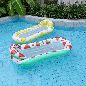 Rooxin Inflatable Water Hammock ลอยเตียงแหวนว่ายน้ําหลอดสระว่ายน้ําที่นอนเตียงนอน Beach Lounger เก้าอี้