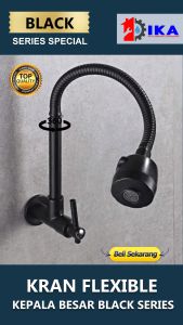 Kran Angsa Dapur Fleksibel / Flexible - 1/2 Inch - High Quality Keran Air Angsa Fleksibel 2 Mode - Keran Cuci Piring Angsa - Kran Sink Dapur Drat 1/2 Inc