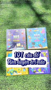Sách 101 câu đố toán học Số đếm Rèn luyện trí nhớ Rèn luyện trí não - Smart Kids - Sách cho trẻ từ 6 tuổi - Đinh Tị
