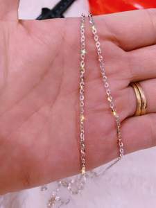 1m dây xích bạc s925 làm trang sức vòng cổ lắc tay đồ handmade tiện lợi