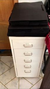 Metal Cabinet With Lock 3/5/6L Unit - Minimalist Home Office Drawer File Metal Drawer Storage Cabinet