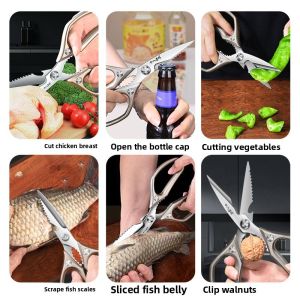 SHI BA ZI ZUO(十八子作) | Multi-Function Kitchen Scissors for Chicken Bones and Fish
