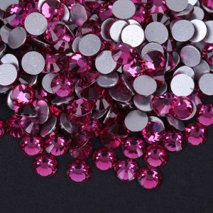 VC Super Glitter Brilliant Colors Non HotFix Rhinestones Crystal Glass Strass Flatback Glue On Nail Art Rhinestone