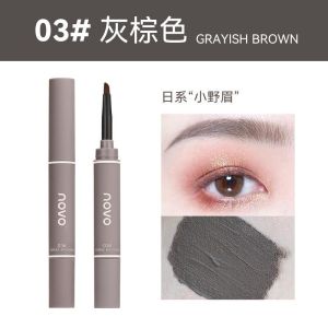 NOVO Double Head Brow Dye Cream Waterproof lasting Wild Eyebrow Brush