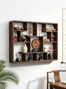 Chinese Style Solid Wood Bookcase Bogujia