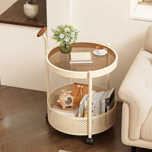 MU FENG ZHI NAN | Mobile Vintage Multi-functional Side Table