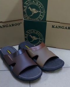 ( KANGAROO ) ORIGINAL / MENS GENUINE LEATHER / CASUAL SANDAL
