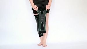 Ay Tsao Compression Knee Pads Support Lengthen Stripe Sport Sleeve Protector Elastic Long Kneepad
