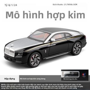 Mô Hình Xe Hơi Hợp Kim Tỷ Lệ 1:24 Rolls Royce Spectre Có Âm Thanh & Ánh Sáng Món Quà Giáng Sinh Hoàn Hảo Cho Bạn Trai Quà Sinh Nhật Đồ Sưu Tầm Cho Thanh Thiếu Niên & Người Lớn