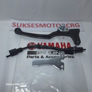 Black paket kirian X-ride Handle rem kiri switch rem kiri dudukan handle kiri dan plat stoper yamaha mio m3 xride fino fi soul gt xeon gt mio j mio gear mio s z