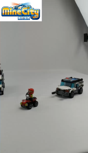 Đồ chơi - QMAN - 1932 Bộ xếp hình Thành phố Mine - Cảnh sát Thành phố bắt tội phạm (giao ngẫu nhiên)