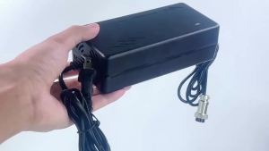 54.6V GX16 3-Pin Charger 2A for VSETT 8 8+9 9+10+ SPEEDUAL ZERO 9 10 8X 10X 11X Electric Scooter Charger Lithium Battery Pack