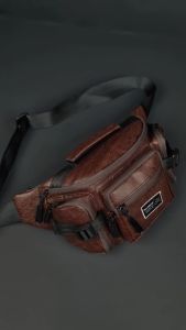 Tas Selempang Pria Kulit PU Polo Amstar Waistbag Tas Pinggang Outdoor
