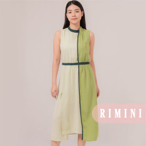 RIMINI - Dress Wanita Putungan Twotone Sifon Kondangan XS-XL- Rellie Dress 85743