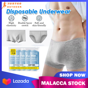 Travel Men Disposable Underwear Plus Size Cotton Briefs Shorts Comfortable Breathable Boxers Underwear Seluar Lelaki 一次性内裤