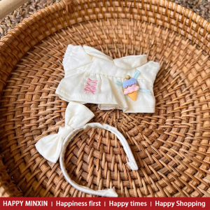 Labubu Sitting Party Doll Clothes Vinyl Sugar II Labinbubu Doll Outfit Sitting Pose V2 Plush Toy Doll Clothing Cute Style