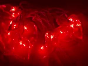 USB Heart String Lights 5/7/12M 20/50/100LED Fairy Lights Pink Multicolor Warm Red Bedroom Party Curtain Decor