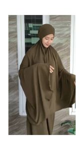 Mukena 3 Model Viral Dewasa Crinkle Airflow Polos 2024