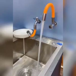 Selang Flexible 360 Derajat 20CM Ekstensi Keran Air Universal 1/2 Inch Pipa Kran Fleksibel Pipa Arah Otomatis.