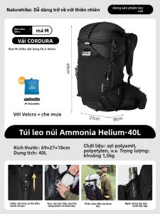NatureHike | Balo Đi Phượt Chuyên Nghiệp Dung Lượng Lớn Siêu Nhẹ 40L