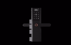 PROMO TERBARU Smart Door Lock Gagang Pintu Rumah Kunci Elektrik Fingerprint Card Alarm Smart Door Home - TaffHOME