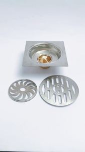 Hố Ga Chống Trào Ngược Lò Xo Inox 304 Phễu Sàn Chống Hôi Côn Trùng Tuyệt Đối Inox 304 Đuôi Lò Xo