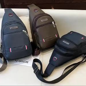 Thời trang du lịch ngoài trời Mens crossborder ngực nhỏ Polyester Vai Túi xu hướng giải trí.