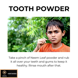 NATURAL NEEM LEAF (LEAVES) POWDER 90 GMS (Veppilai Powder Herbal Tea)