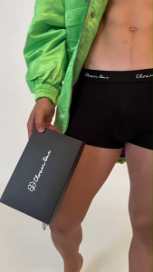 กางเกงในชาย clover one (เซ็ตสีกรม 4ตัว) กางเกงในแบรนด์ไทย กางเกงในโคฟเวอร์ วัน 1 กล่อง 4 ตัว สีกรม 🍀