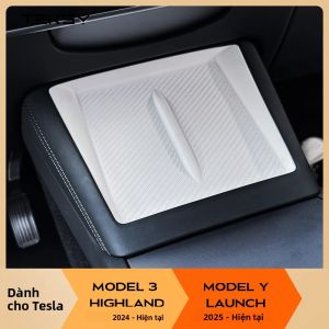 Miếng Dán Silicon Bảo Vệ Sạc Không Dây Tesla Model Y/3 Dành Cho Bảng Điều Khiển Trung Tâm Juniper 2025 Highland - Model Y 2024 Mới