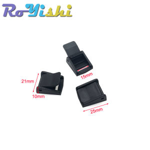 5 Pcs/Pack Cam Buckles Plastic Black Toggle Clip Backpack Straps Webbing 5/8" 3/4" 1" 1-1/4" 1-1/2" 2"