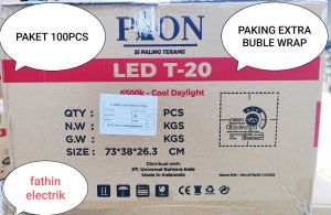 BOHLAM LED / LAMPU LED PION EXTRA BUBLE WRAP PAKET GROSIR 5W-30W