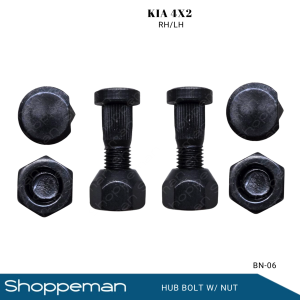 KIA 4x2 HUB BOLT WITH NUT SINGLE TYRE RH LH BN-06